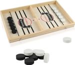 Fast Sling Puck Game,Slingshot Hockey Games,Wooden Paced Sling Puck Winner Inte