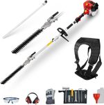 52cc 2-Stroke Petrol Long Reach Multitool Hedge Trimmer