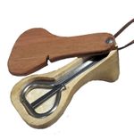 Professional Jew's harp made of nickel silver by Meister "Schlütter" tuned with box.