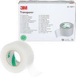 3M Transpore Tape 1.25cm or 2.5cm - Premium First Aid Medical Waterproof Tape
