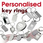 Personalised Keyring engraved with text, name, logo * 07 * GIFT* brithday heart