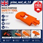 Replacement Securing Clip For Hozelock Reel Wall Mount Bracket - New - Orange