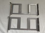 Custom 6x 2.5 SSD HDD single PCI slot bracket aluminium silver DIY mod