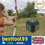 3D Cube Archery Target Green 23cm XPE Self-Healing Shooting Practice for Indoor