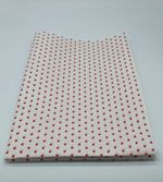 Red Polka Dots On White mg Acid Free Tissue Paper 21gsm