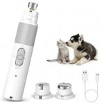 USB-Rechargeable Pet Nail Grinder for Dogs & Cats with Low-Noise Motor