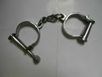 Handmade silver Iron Handcuffs Antique Style Iron best quality
