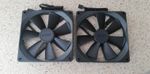 2 x NZXT AER P SERIES Static Pressure Fan 140mm 4-pin PWM RF-AP140-FP Black