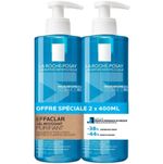 2 x La Roche Posay Effaclar Purifying Foaming Gel 400ml for Oily Sensitive Skin