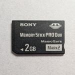 2GB Sony Memory Stick Pro Duo Mark 2 PSP Memory Card - Sony Genuine
