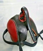 New Falconry Hood Dutch (Red Black) For American Kestrel, Lanner & Sparrow Hawk