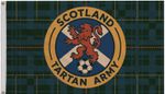 Scotland Football Tartan Army Polyester 5'x3' Flag