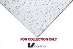 16 White Acoustic Fine Fresco Suspended Ceiling Tiles 595x595 Collect Manchester