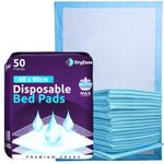 DryEase Disposable Incontinence Bed Pads 90 x 60cm – Highly Absorbent Bed Sheets