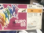 Unused Euro 88 Düsseldorf England Nederland  Ticket Stub 