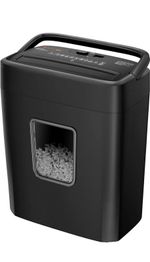 Bonsaii 8-Sheet Cross-Cut Paper Shredder for Home Office,P-4 Security,C261-C NEW