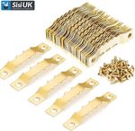 Sawtooth Picture Frame Hooks 45mm Brassed With Screws Canvas Hanging !!!