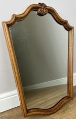 Mirror Vintage French Louis Style Oak Wall Mirror Decorative Frame LOT 4868