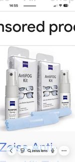 Anti-Fog Kit Twin Pack 2 Cloths 2 Bottles wholesale lot x50 twin packs !!! 