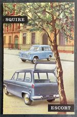 FORD Squire & Escort Estates Car Sales Brochure 1957-58  Ref F5687/957