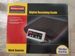 Rubbermaid Commercial 4010-88 Digital Receiving Scale 150 lb/ 58 kg Capacity.