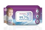 MAX Baby Wipes 99.7% Purified Water Box Of 12 Packs (720 purified wipes)