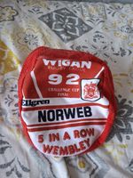 Vintage Norweb Challenge Cup Final Wigan 1992 Rugby League Collectors Cap