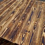 10 NEW Scorched Wood Boards NOT PALLET  - Wall Cladding Timber Planks Boards