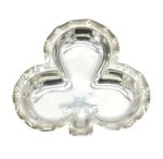 Victorian Sterling Silver Lucky Shamrock Jewellery Dish Antique 1901 Birmingham
