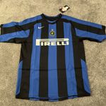 Nike Inter Milan 2005-2006 Mens home short sleeve shirt Large BNWT Rare read