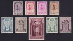 Belgium 1932 Cardinal Mercier Cob 342/350 Complete set - Mint MNH Superb....A091