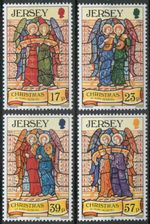Jersey 1993 Christmas: Angels set SG 640-643 MNH mint *COMBINED POSTAGE*