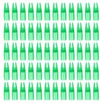 60Pcs 8mm Archery Arrows Nocks Plastic Glue On Arrow Nock Replacement Green
