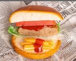 Japanese Fake Food Hamburger Phone Stand Realistic Burger Replica Holder