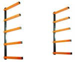KF1005 Lumber Storage 5-Level System 110lbs (50kg) per Level Wood Rack for Work…