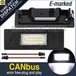 Pair For BMW E81 E87 F20 F21 1 LED NUMBER PLATE LIGHT NO CANBUS ERROR 7193294 UK