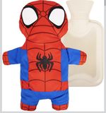 Marvel Spiderman 3D Novelty Soft Fleece Cover Hot Water Bottle 750ml