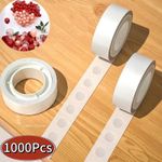 100/1000 Clear Double Sided Adhesive Glue Dots Stickers for DIY Crafts Posters