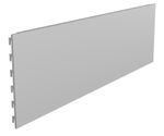 Back Panel Plain 1250mm Silver