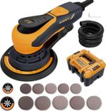 MAXXT Electric 5mm Orbital Sander Brushless 150/125mm Pads Central Vacuum Box