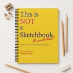 This is Not a Sketchbook It's an Art Class Spiral-bound Sketch Book DrawingBook