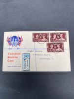 1937 King George VI Registered Coronation Souvenir First Day Cover Edinburgh.