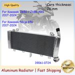 39061-0724 Aluminium Radiator For Kawasaki Ninja 650 ABS Z 650 Z650 ABS 17-2026