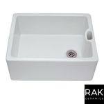 RAK Jeneifer Ceramic Farmhouse Belfast Kitchen Sink with Weir Overflow GOSINK8
