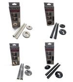 Radiator Pipe Cover & Collar Black White Anthracite Chrome 15mm Clip on Snappit