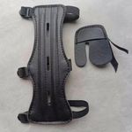Archery Arm Guard Traditional Leather Bracer For Longbow & Bow Recur Prof
