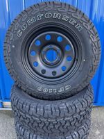 16" Ravage Matt Black steel wheels+CF1100 AT tyres fits 6x130 Mercedes Sprinter