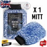 Microfibre Wash Mitt Soft Luxury Car Washing Detailing Cleaning Pure Definition