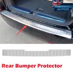CHROME REAR BUMPER PROTECTOR + GLOSSY SCRATCH GUARD FOR MERCEDES VITO W447 2014+