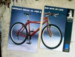 GRISLEY MEGA 10 ADVERT ORIGINAL MBUK 1994 LAMINATE RETRO MOUNTAIN BIKER A4 UK